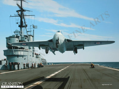 Tribute to Lt Cdr Eric 'Winkle' Brown by Ivan Berryman. (B)