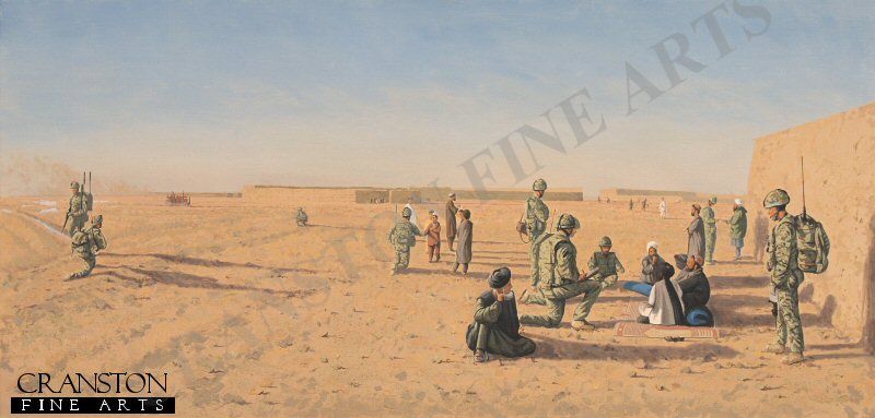Queen's Royal Hussars, Afghanistan by Graeme Lothian. (GL)