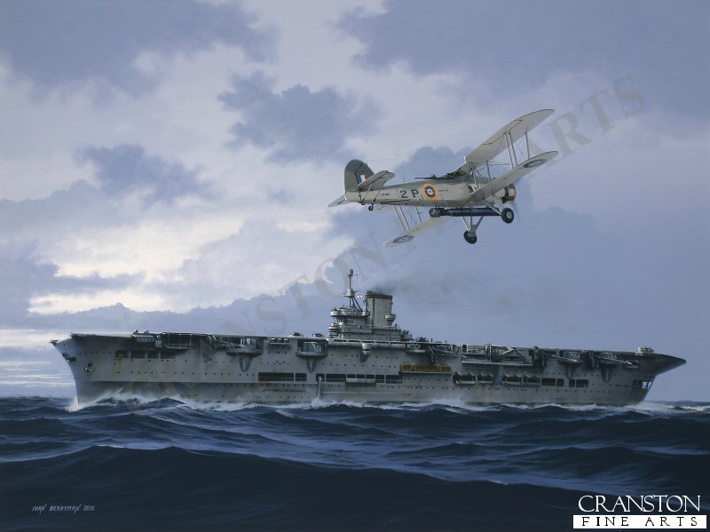HMS Ark Royal III by Ivan Berryman. (GS)