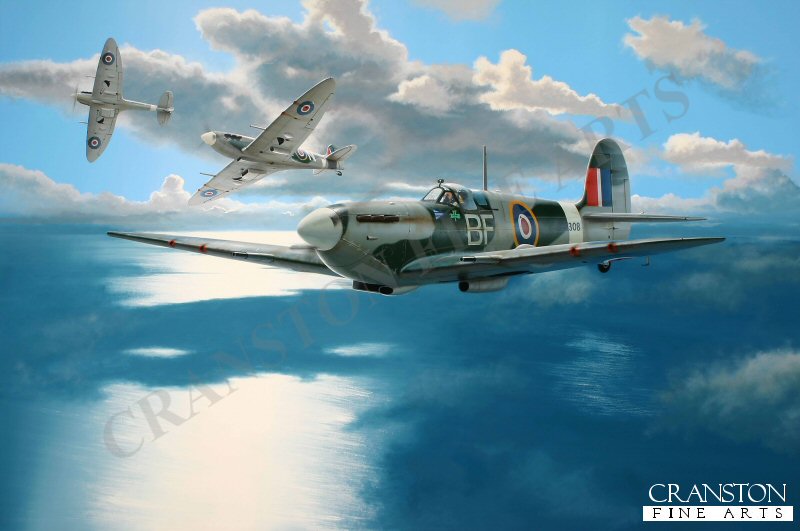 Tribute to Wing Commander Brendan 'Paddy' Finucane by Ivan Berryman. (GS)
