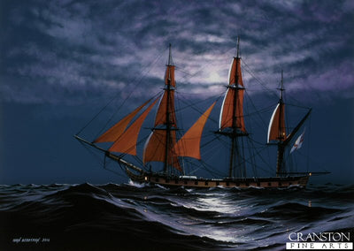 HMS Euryalus - Shadowing the Fleet by Ivan Berryman. (PC)