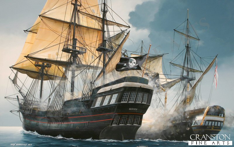 The Taking of the Lady Grace by Ivan Berryman. (AP)