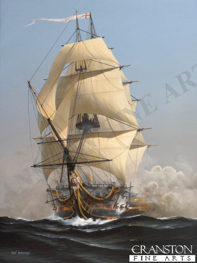 Broadside - HMS Victory by Ivan Berryman. (B)