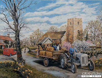 Springtime Village by Trevor Mitchell