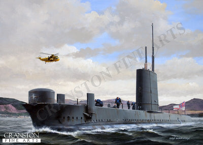 HMS Orpheus Departing Faslane by Ivan Berryman