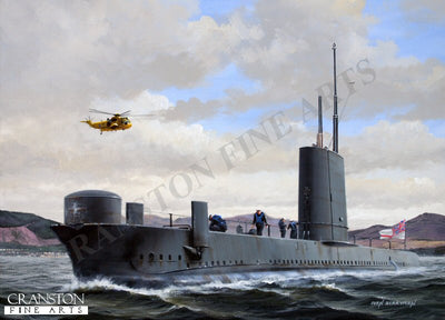 HMS Orpheus Departing Faslane by Ivan Berryman (PC)