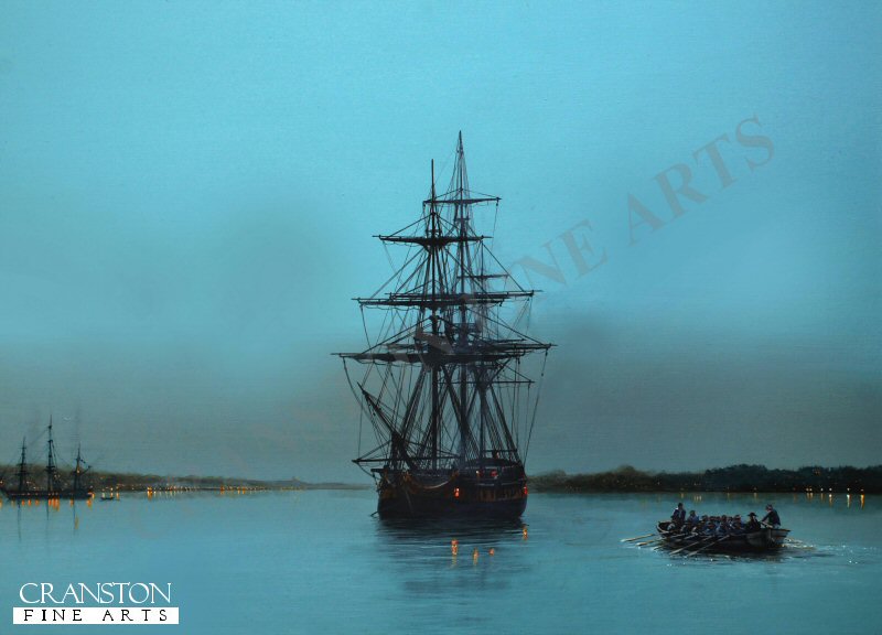 HMS Sirius at Anchor by Ivan Berryman (PC)