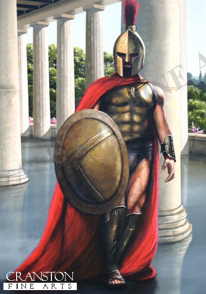 The Spartan Lochagos (Captain) in the Acropolis by Ivan Berryman. (PC)