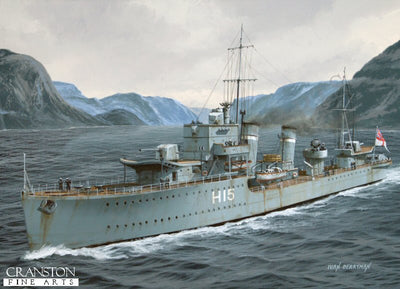 HMS Esk by Ivan Berryman. (PC)