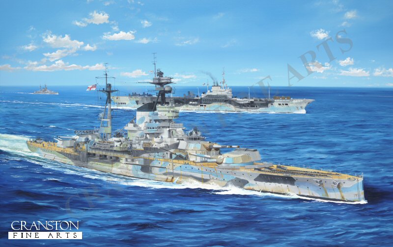 HMS Resolution - 1942  by Randall Wilson (GL)
