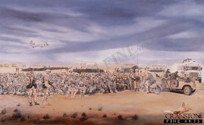 1st Battalion The Royal Highland Fusiliers, Southern Iraq, 27th February 1991 by David Rowlands. (AP)