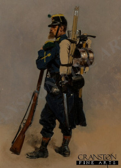 A Line-Engineer From the Franco-Prussian War by Edouard Detaille. (PC)
