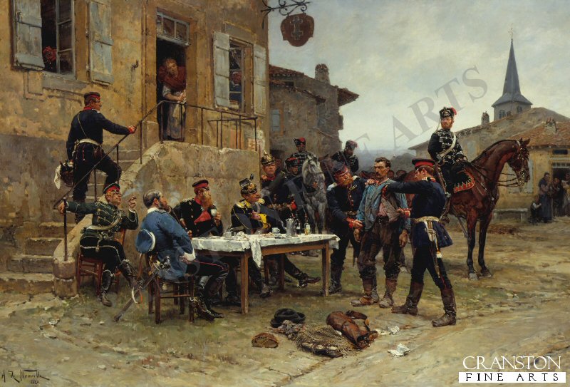The Dispatch Bearer by Alphonse de Neuville