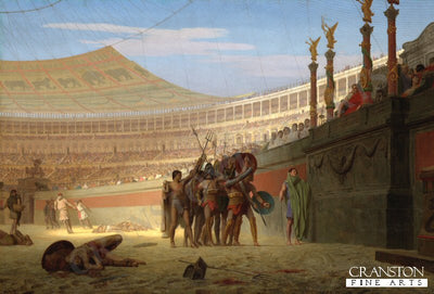 Ave Caesar! Morituri Te Salutant by Jean Leon Jerome