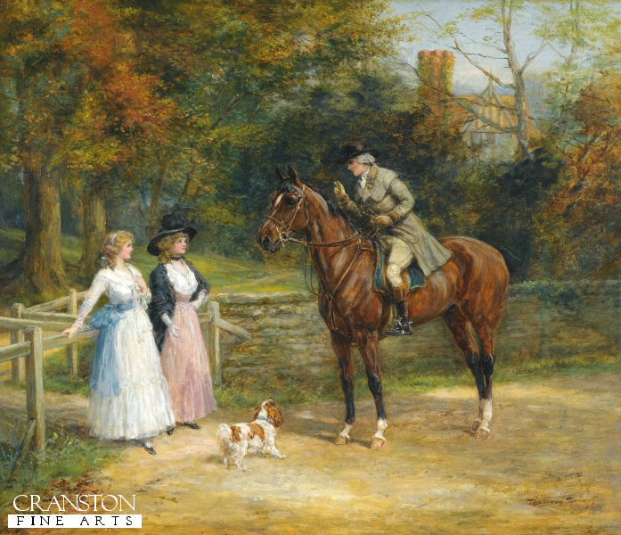 A Charming Encounter by Heywood Hardy (GS)
