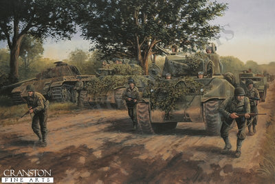 Operation Cobra, Normandy, 28th July 1944 by David Pentland. (GS)