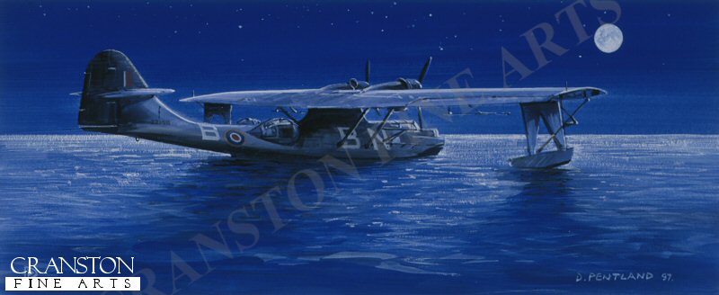 Black Cat, Indian Ocean, 1944 by David Pentland. (B)