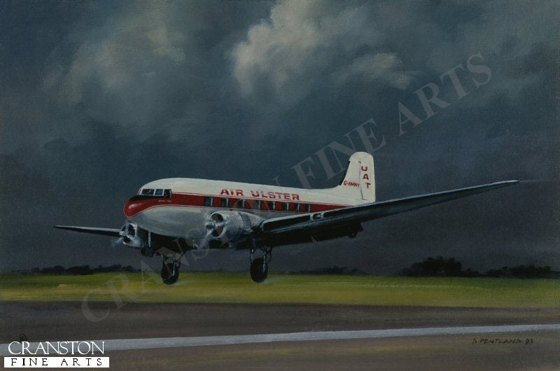 Air Ulster DC3 Dakota, 1960s by David Pentland. (GS)