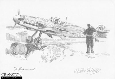 Eagle in the Snow, Petsamo, Finland, January 1943 by David Pentland. (P)