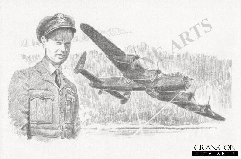 Tribute to the 617 Sqn Dambusters Crew of Lancaster AJ-L by David Pentland. (AP)