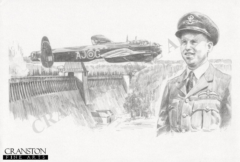 Tribute to the 617 Sqn Dambusters Crew of Lancaster AJ-G by David Pentland. (AP)