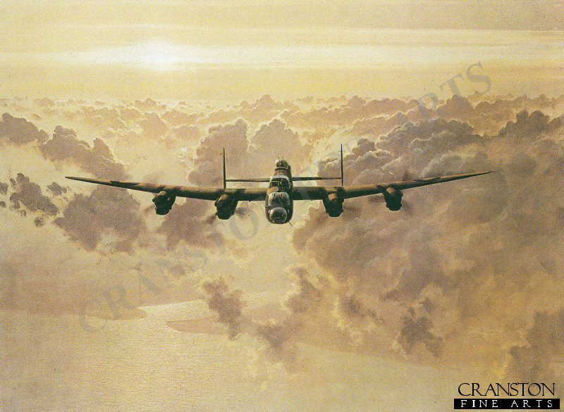 Outbound Lancaster by Gerald Coulson. (C)