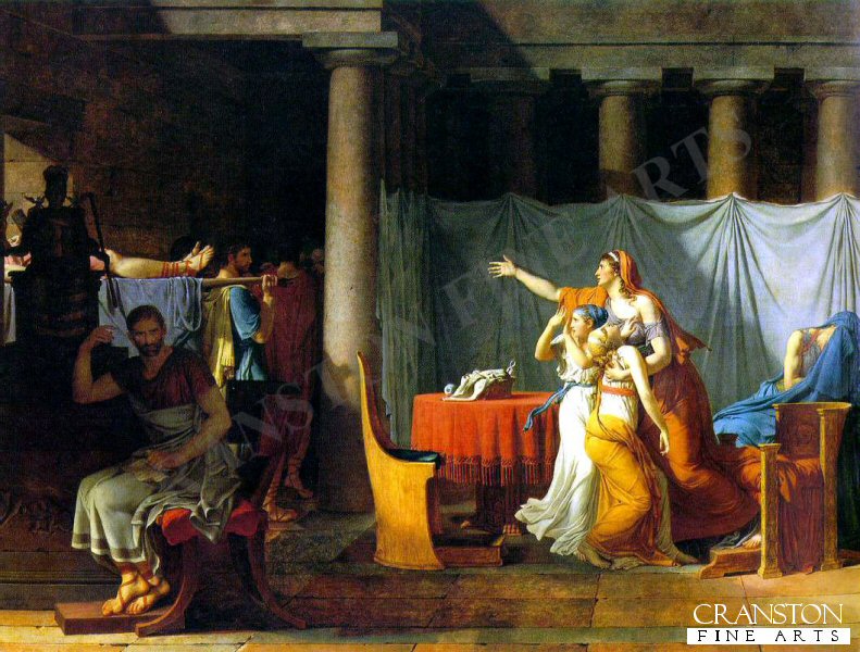 The Lictors Bring to Brutus the Bodies of his Sons by Jacques Louis David (GL)