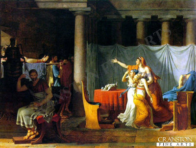 The Lictors Bring to Brutus the Bodies of his Sons by Jacques Louis David (GL)