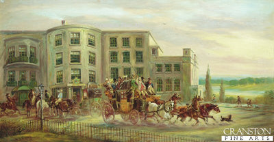 The Old Star and Garter, Richmond Hill by John Charles Maggs. (GL)