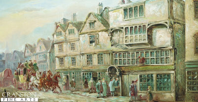 The Cock Tavern, Bishopsgate Street, London by John Charles Maggs. (GL)