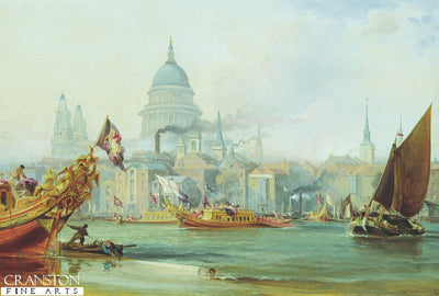 St Pauls Cathedral and the City of London by George Chambers (GL)