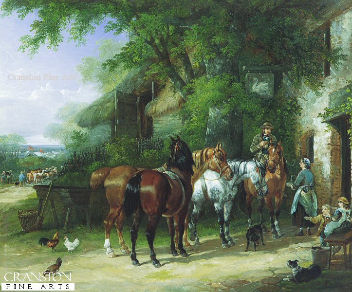 The Horse Fair, At The Swan Inn by Henry and Charles Shayer (GL)