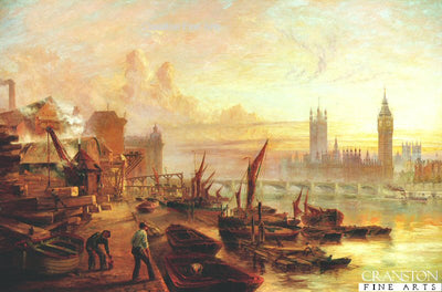 Westminster Bridge by Claude T Stanfield Moore. (GL)