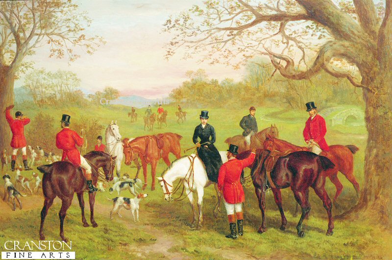 The End of the Hunt, A Good Days Sport by Edward Benjamin Herberte (GL)