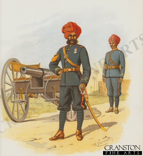 The Bombay Artillery by H Bunnett (P)