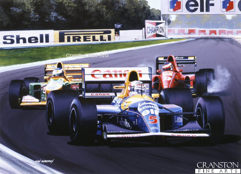 Mansell by Ivan Berryman. (AP)