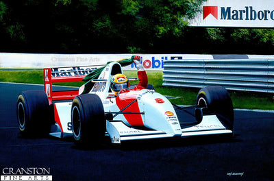 Senna's Final Victory by Ivan Berryman. (GS)