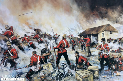 Rorkes Drift 22nd January 1879 - Defending the Store House by Jason Askew. (B)