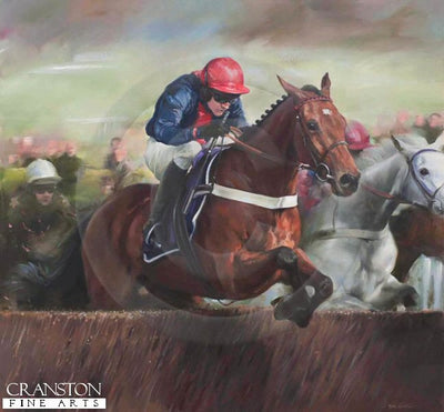 Bobs Worth and Barry Geraghty by Jacqueline Stanhope.