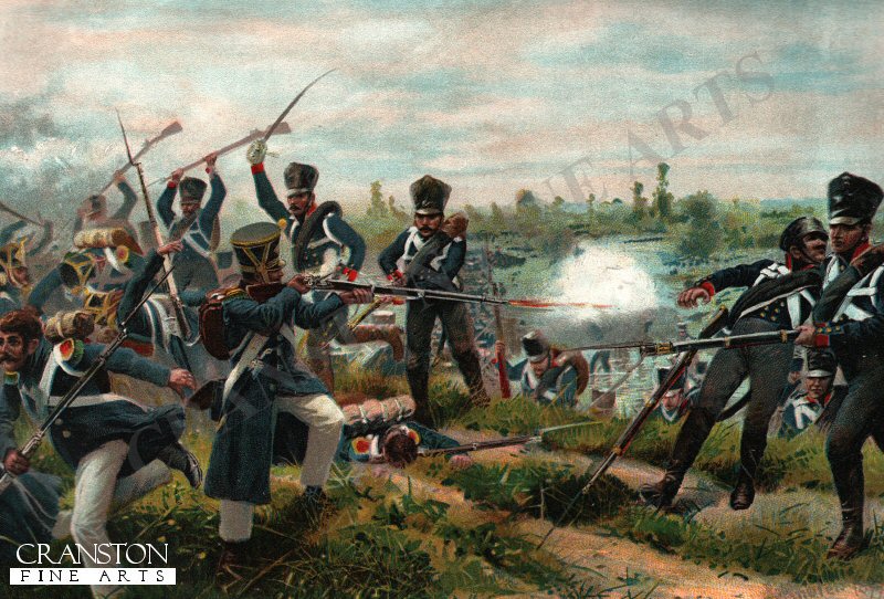 The Life Regiment at Wartenburg, October 3rd 1813 by Richard Knotel (B)