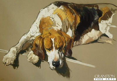 Hound in a Kennel by Andre Pater