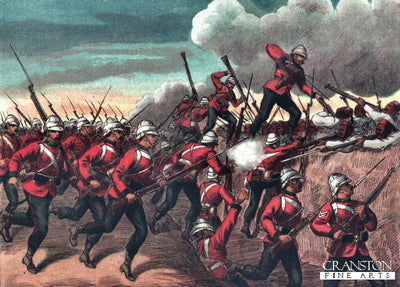 The Royal Irish Regiment At The Battle Of Tel-El-Kabir by Richard Simkin (PC)