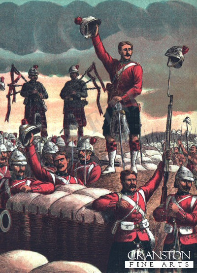 Highlanders in Possession of Egyptian Redoubt by Richard Simkin (PC)