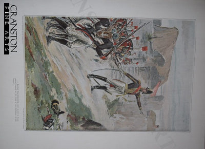 Marshal Ney at the Greneaux Farm-house by Marius Roy. (P)