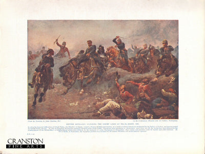 British Artillery Entering The Enemy Lines at Tel-El-Kebir by John Charlton. (P)