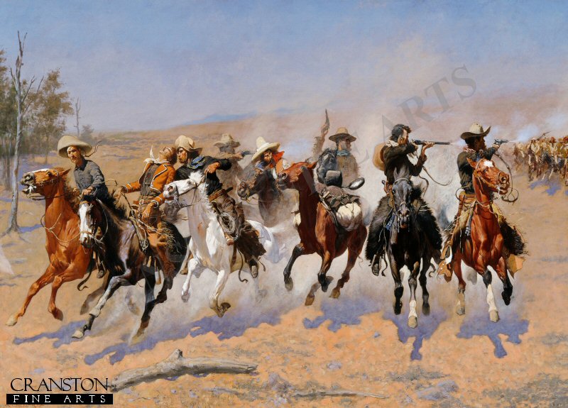 A Dash for the Timber by Frederic Remington (PC)