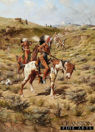 The War Party by Edgar Samuel Paxson. (PC)