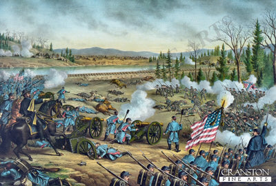 The Battle of Stones River - December 31st 1862 by Louis Kurz