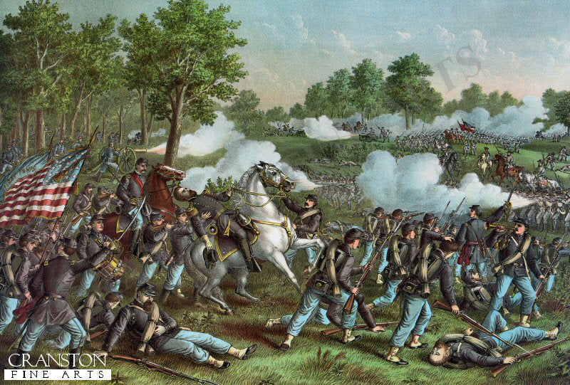 The Battle of Wilson's Creek - August 10th 1861 by Louis Kurz