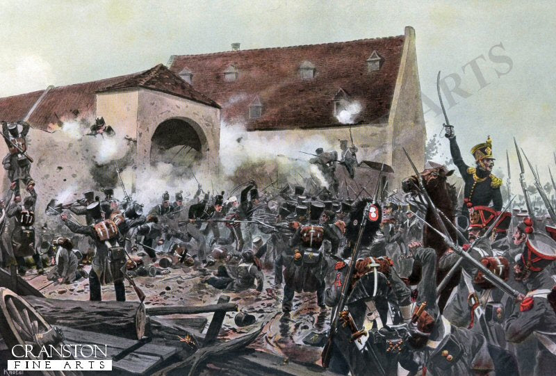 The Storming of La Haye Saint by Richard Knotel (B)